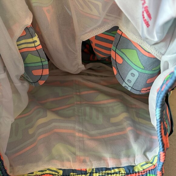 Chubbies Mens Large Swim Trunks Aztec Neon Multicolor Shorts - Picture 5 of 7